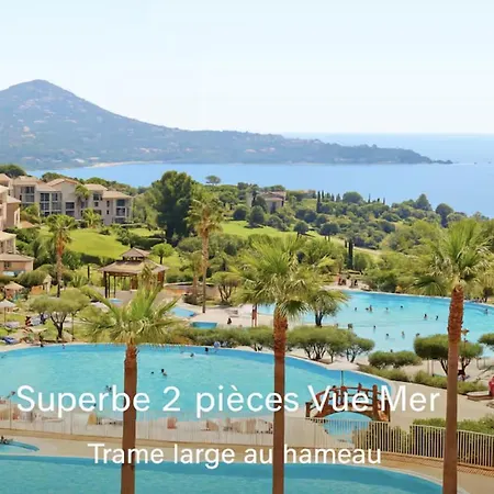 Bleu Azur Cap Esterel, Superbe 2 Pieces Vue Cap Esterel Trame Large Apartman *